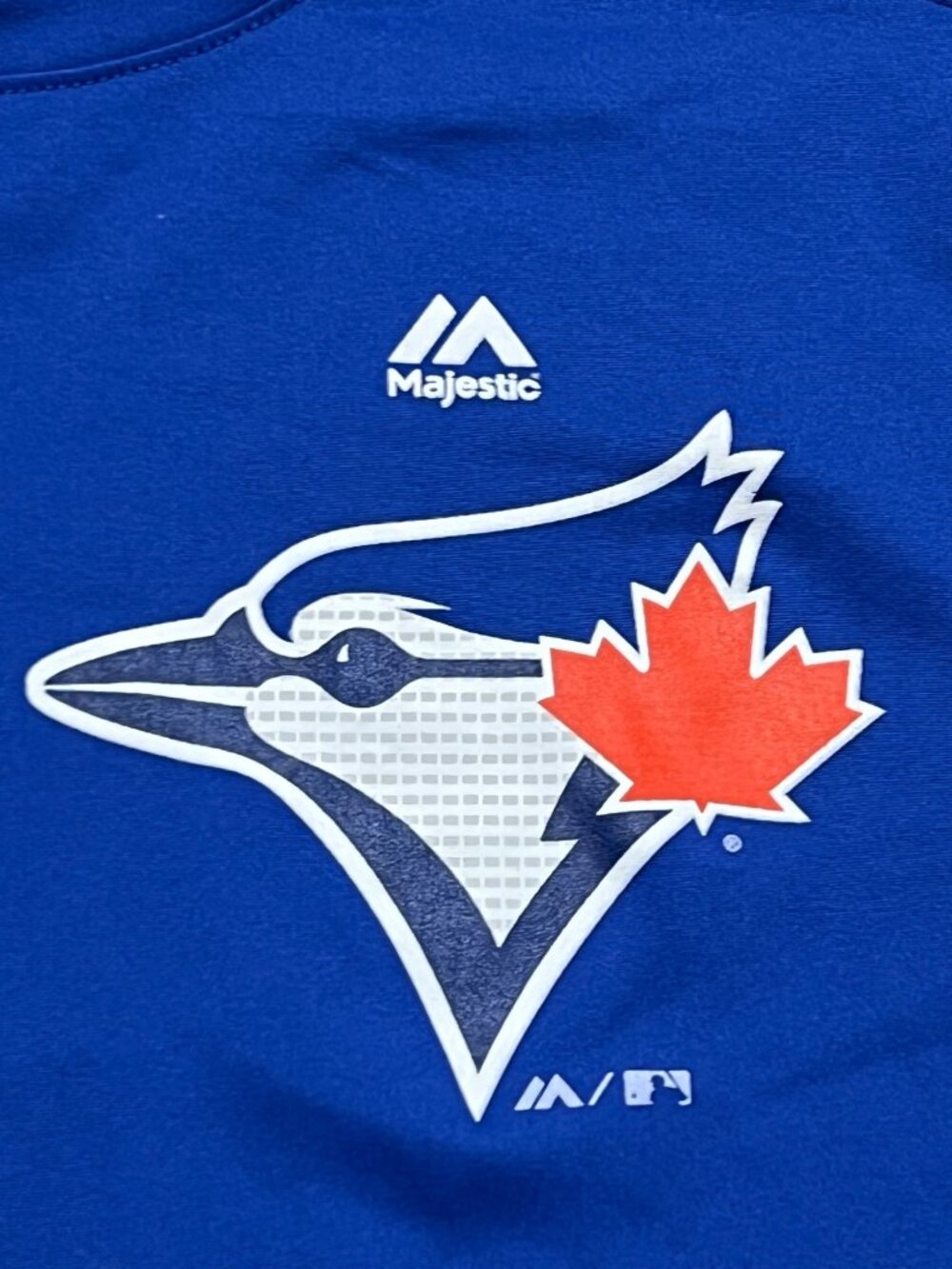 Toronto Blue Jays Majestic Tee Shirt Athletic Active MLB Small Baseball Canada - Picture 4 of 7